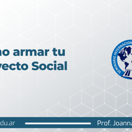 Cómo armar tu proyecto social