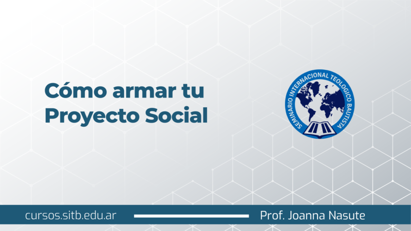 Cómo armar tu proyecto social