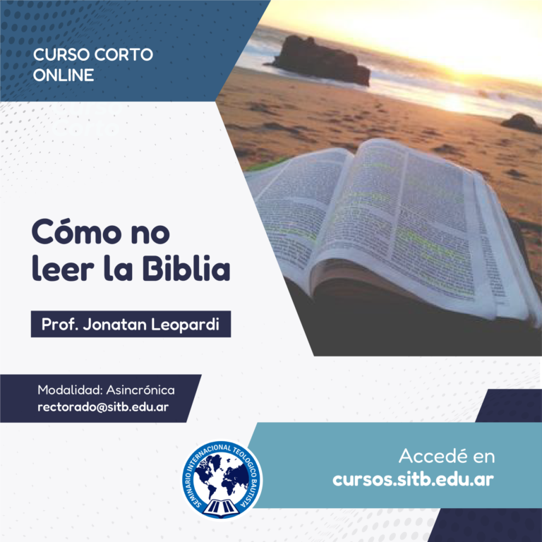 Cómo no leer la Biblia