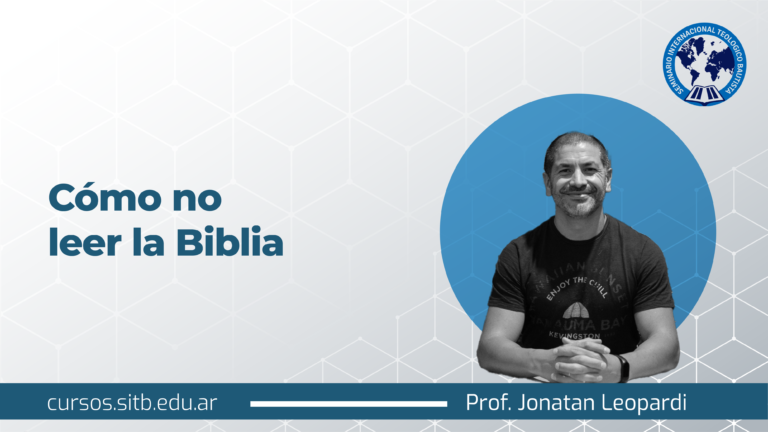 Cómo no leer la Biblia